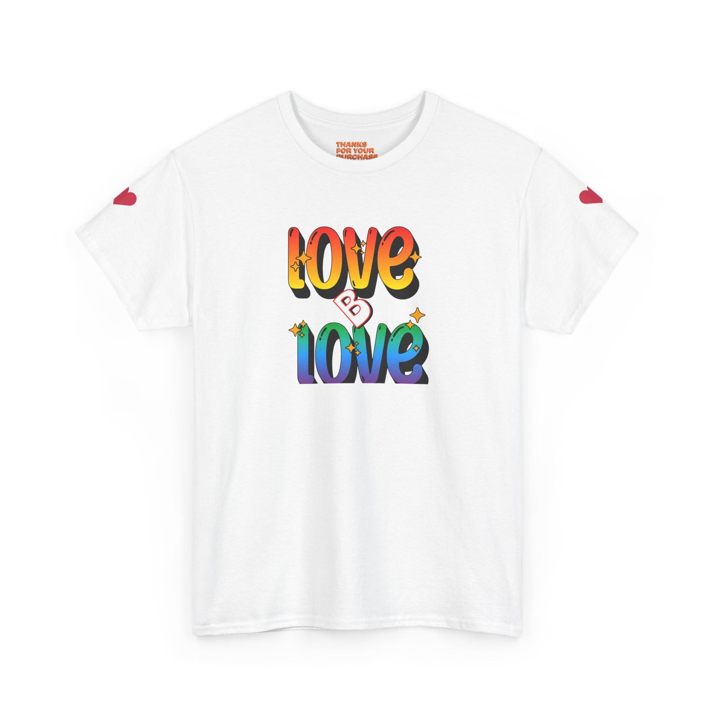 Love B Love  Unisex Heavy Cotton Tee Shirts For a Sunny colourful summer  .