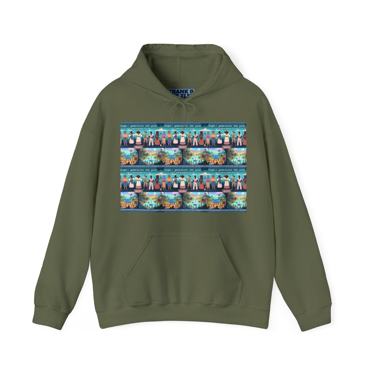 Cultural colourful Unisex Heavy Blend™ Hooded Sweatshirt