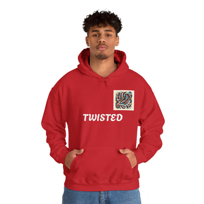 Twisted White  Unisex Heavy Blend™ Hooded Sweatshirt