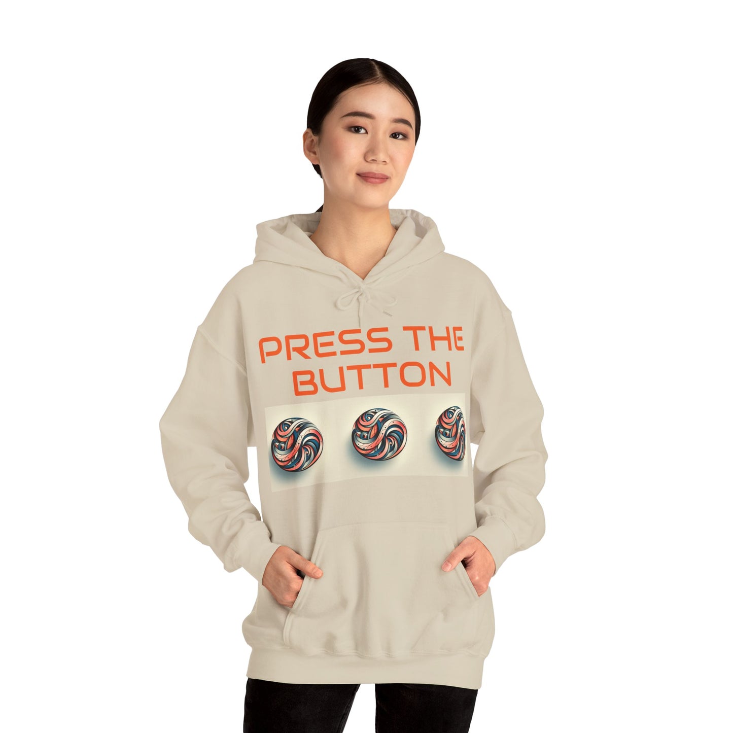 Press The Button Tex Heavy Blend™ Hooded Sweatshirt