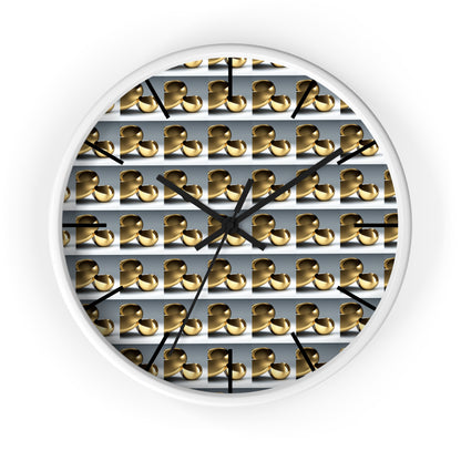 Gold Wall Clock