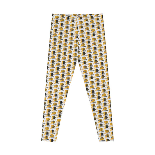 Bee Stretchy Leggings (AOP)