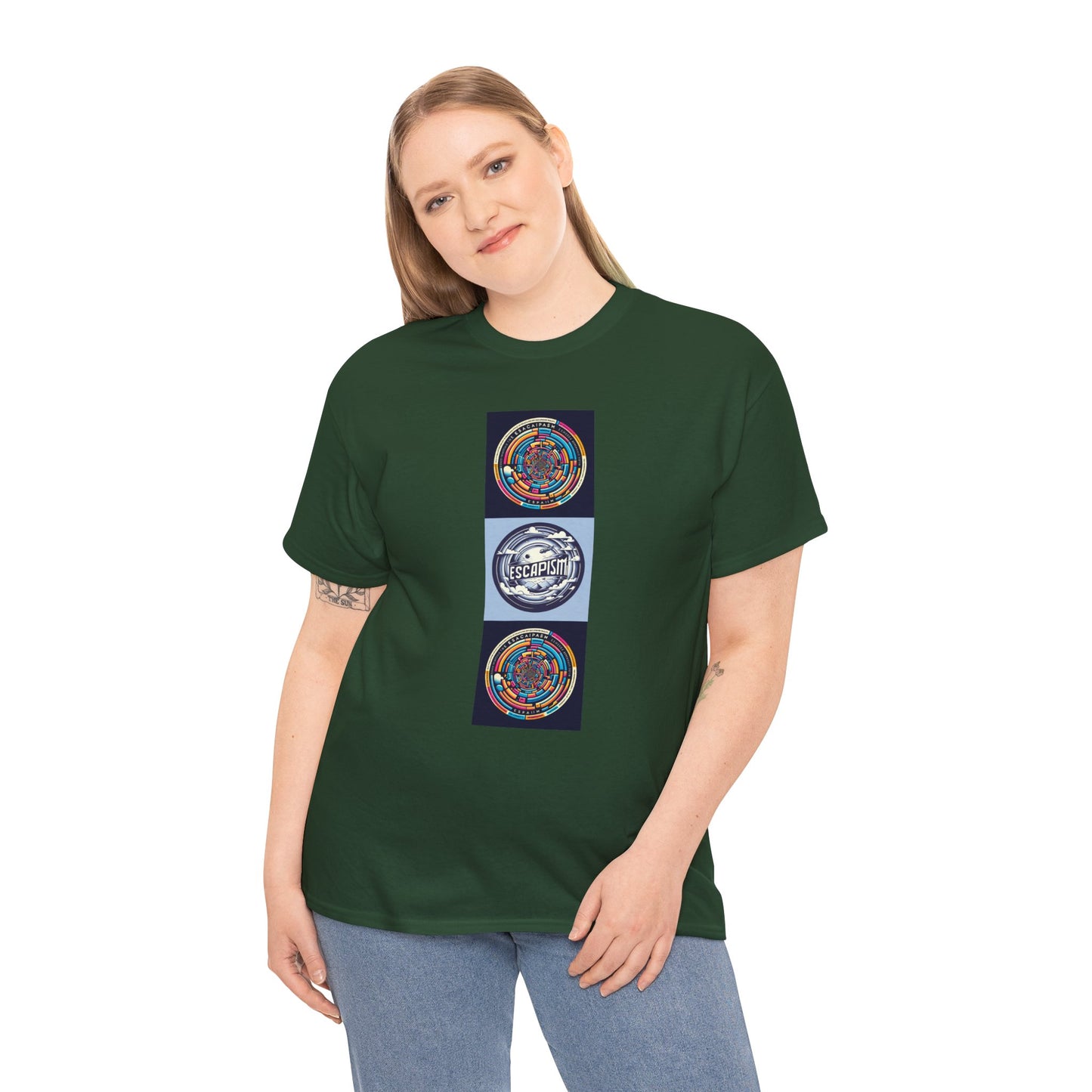 Escapism Heavy 100% Cotton Tee - Zion Legend Fashions