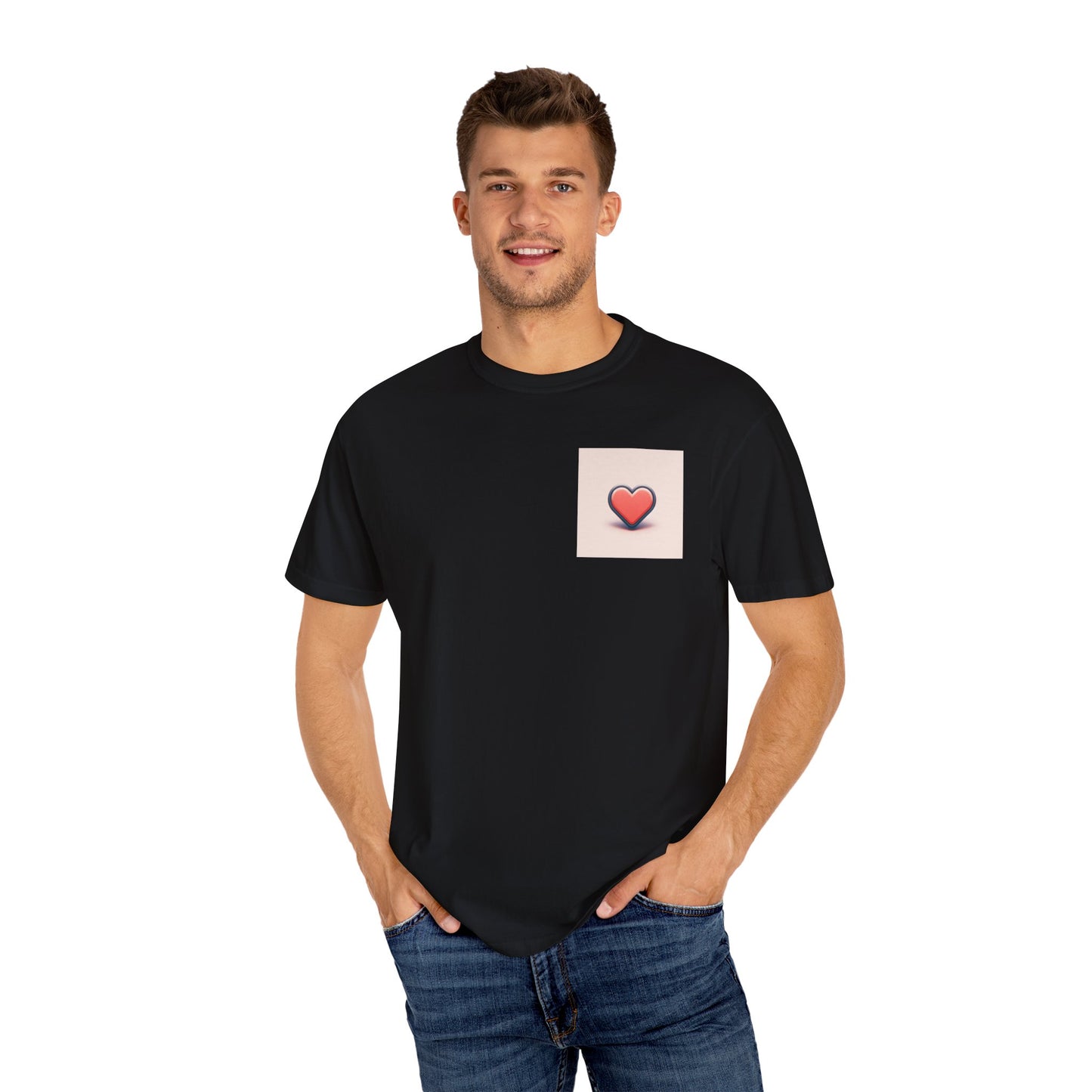 Small Love Unisex Garment-Dyed T-shirt