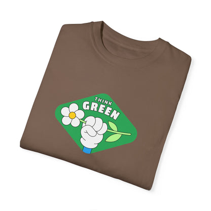 Green Unisex Garment-Dyed T-shirt