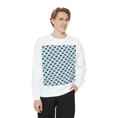 Small square Unisex Garment-Dyed Sweatshirt