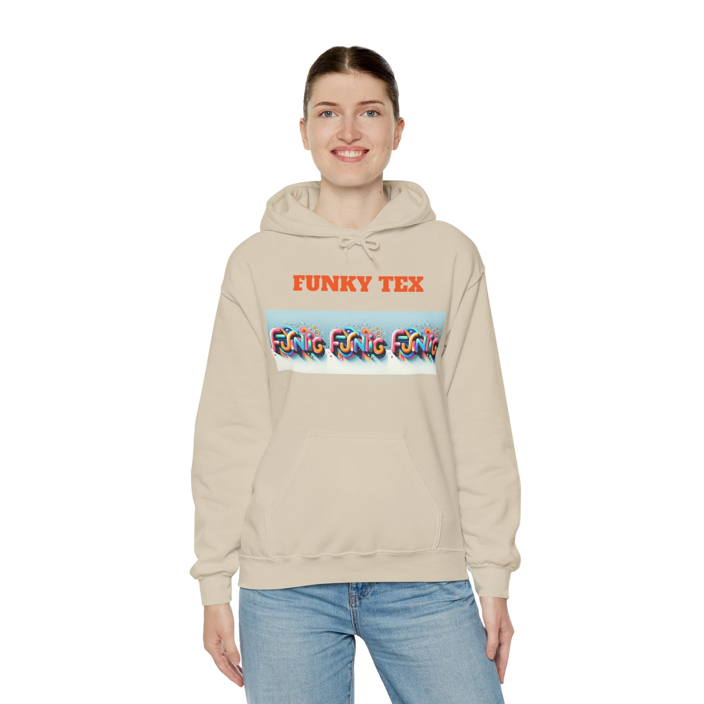 Funky Tex Unisex Heavy Blend™ Hooded Sweatshirt