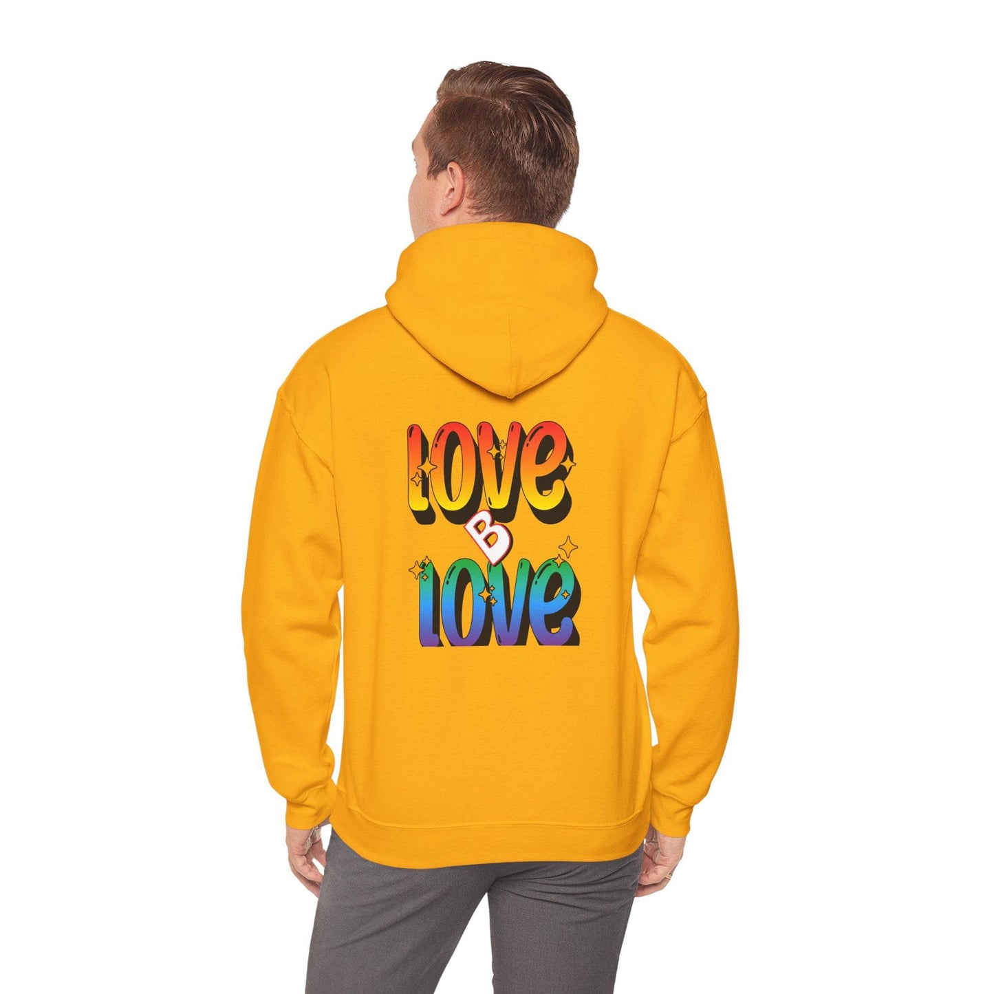 Love B Love  Vibrant colourful Unisex Heavy Hoodies sweatshirt - Zion Legend Fashions