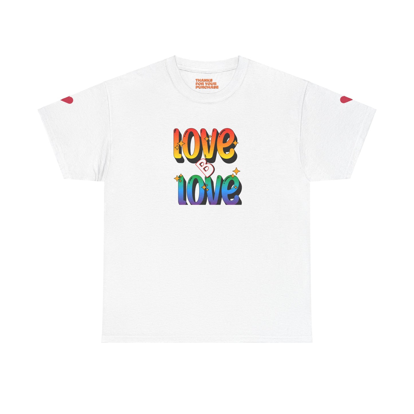 Love B Love  Unisex Heavy Cotton Tee Shirts For a Sunny colourful summer  .