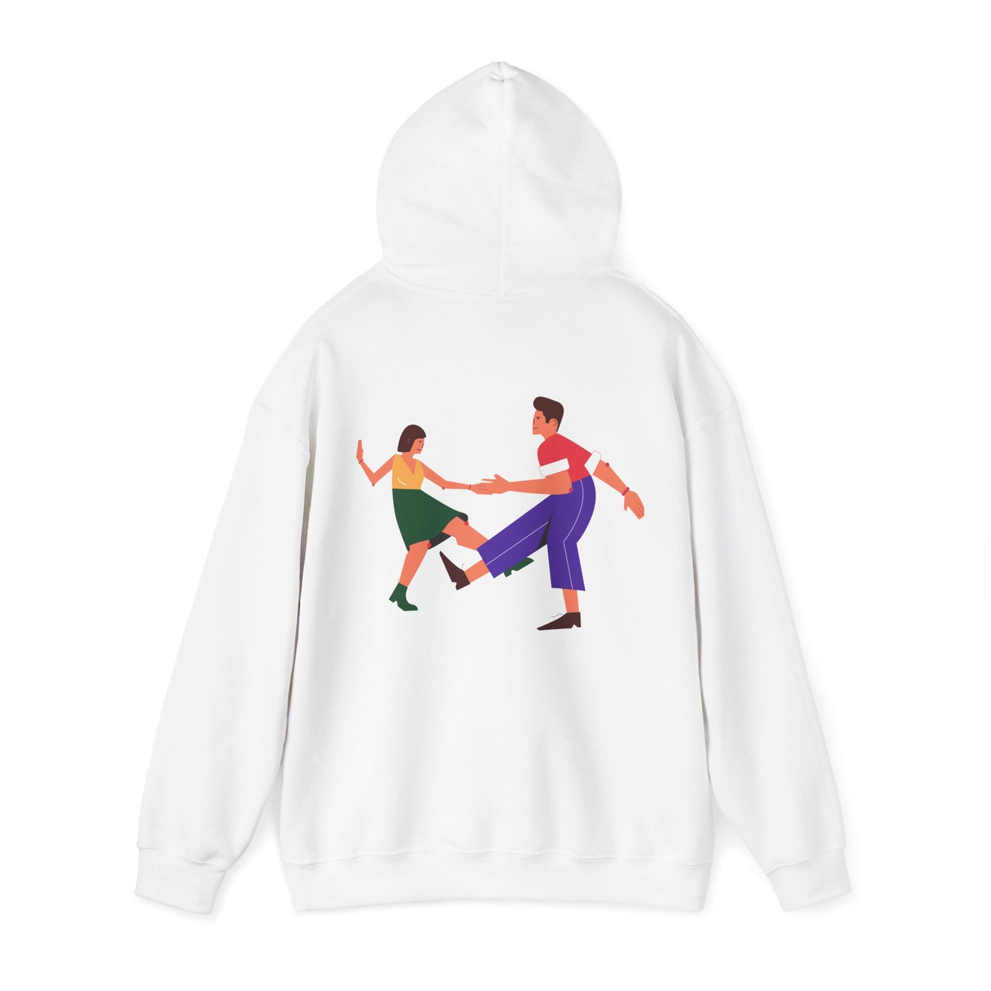 Colour Text Hoodie Unisex Heavy Blend Sweatshirt