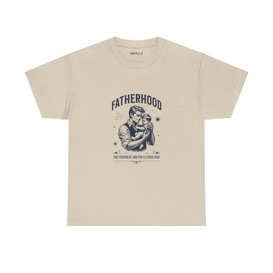 Fatherhood Men's  Heavy Cotton Tee