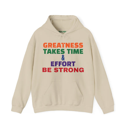 Colour Text Hoodie Unisex Heavy Blend Sweatshirt