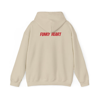 Funky heart Unisex Heavy Blend™ Hooded Sweatshirt