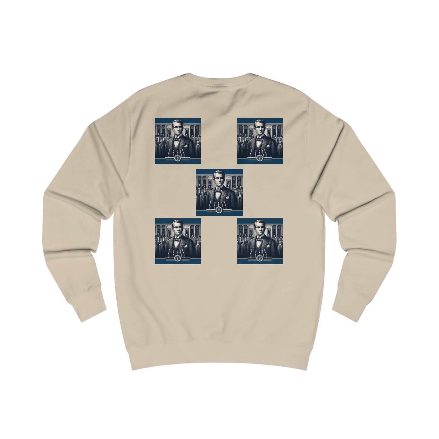 Square Blue  Men's Sweatshirt