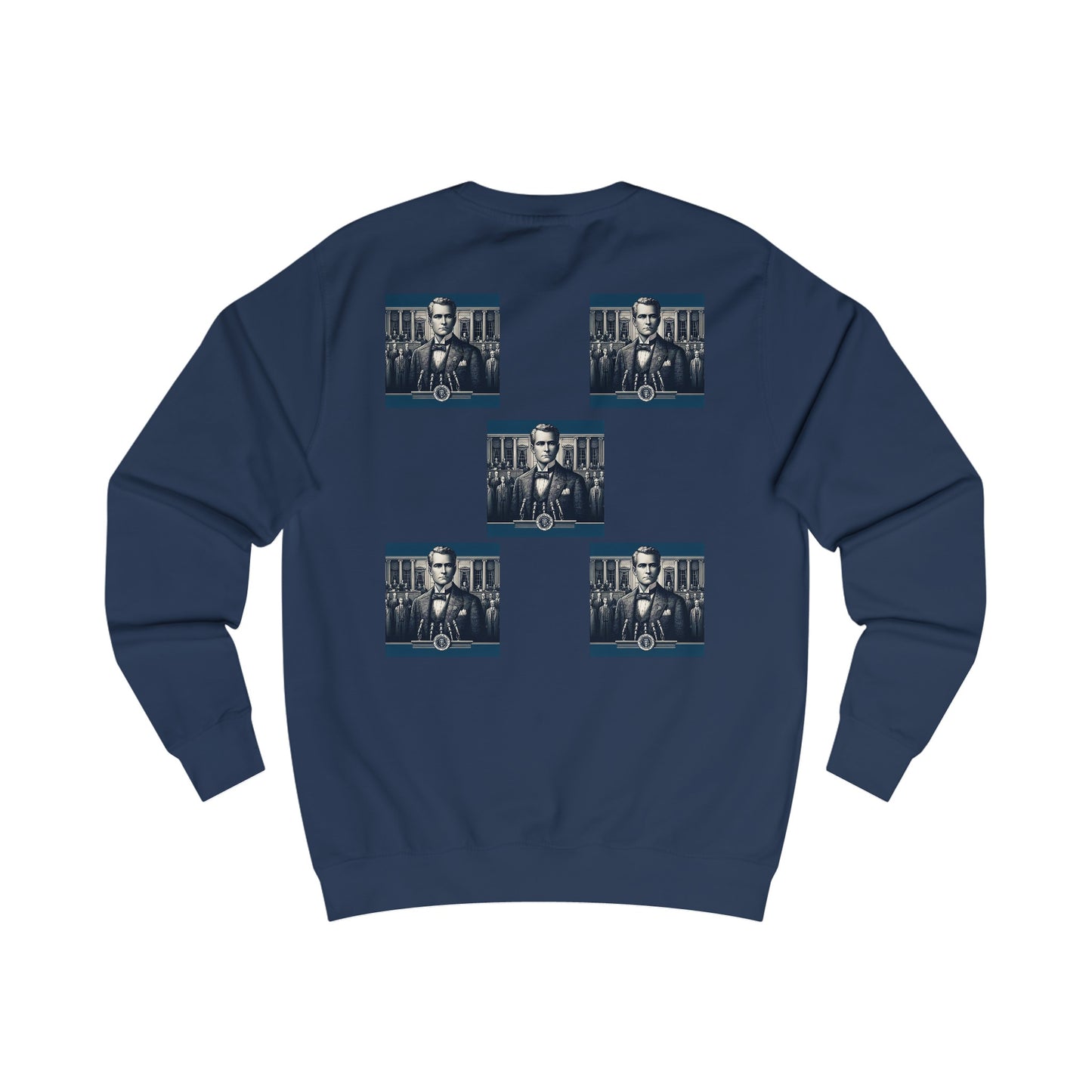 Square Blue  Men's Sweatshirt