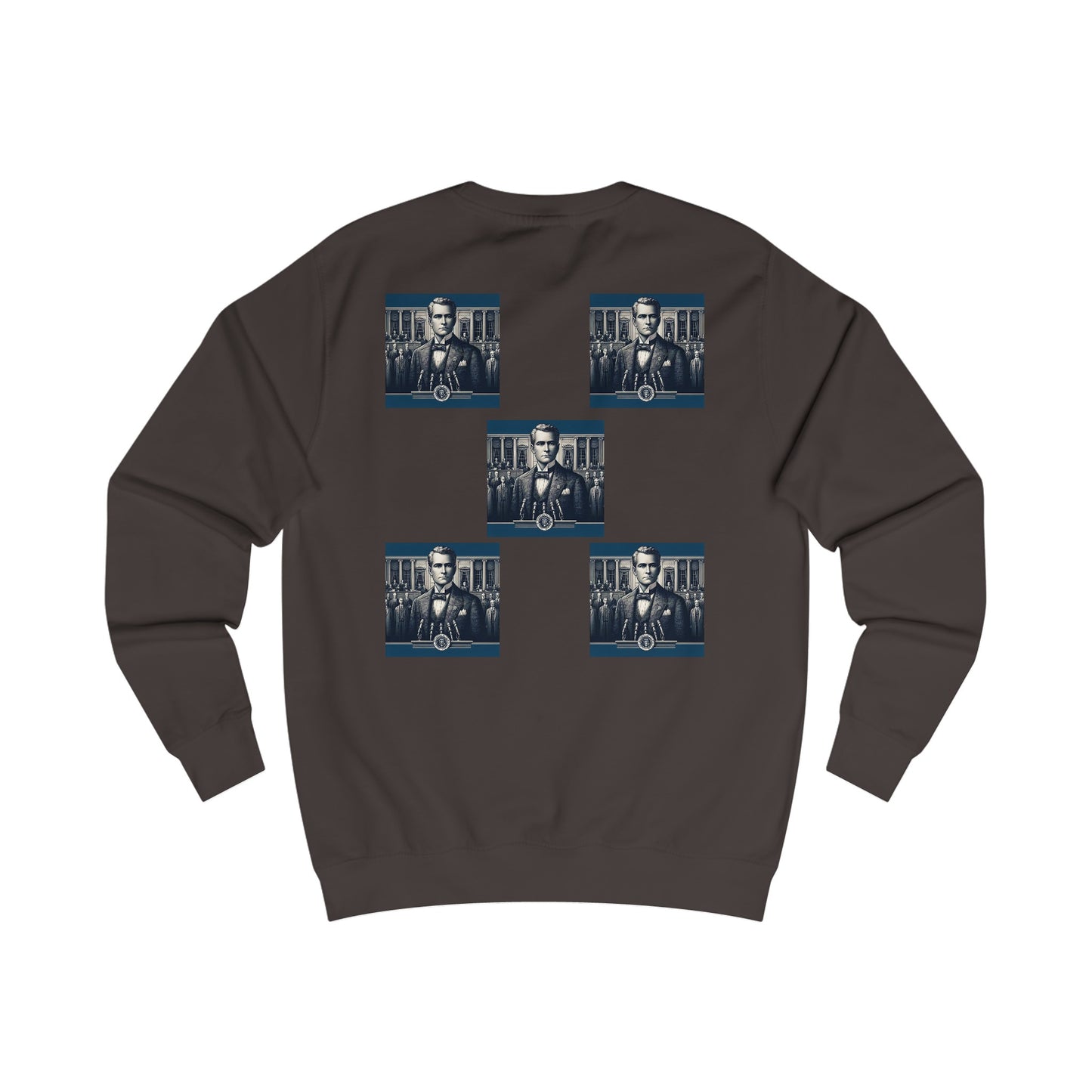 Square Blue  Men's Sweatshirt