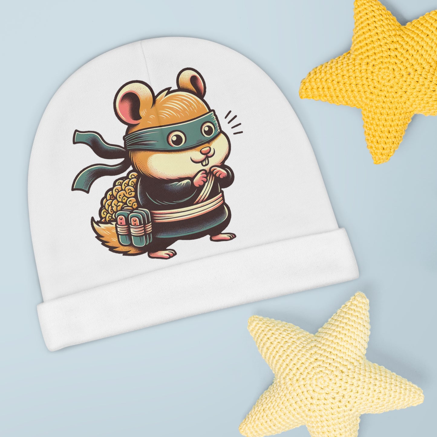 Mouse Baby Beanie (AOP)