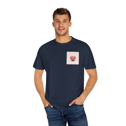 Small Love Unisex Garment-Dyed T-shirt