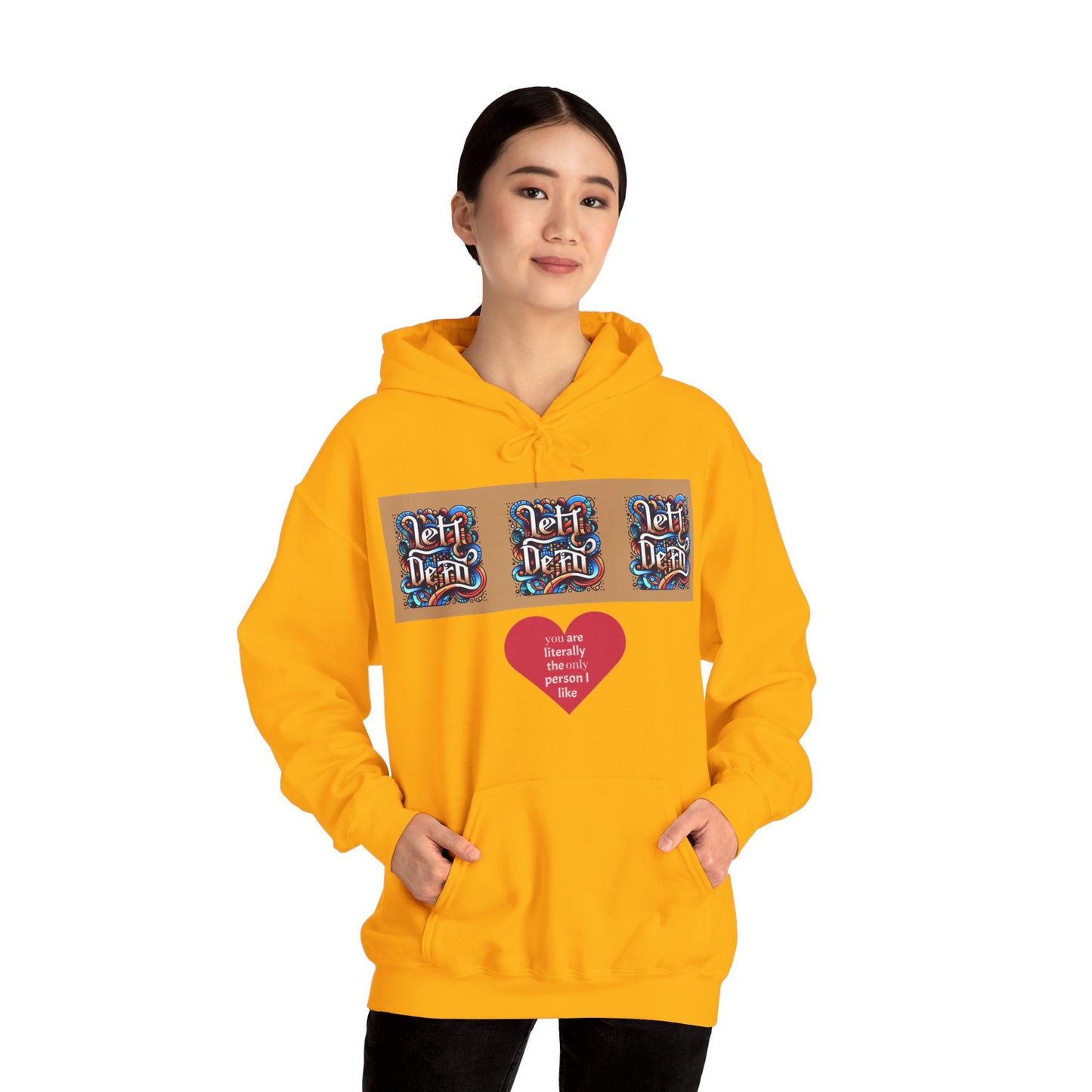 Funky Lett Unisex Heavy Blend™ Hooded Sweatshirt