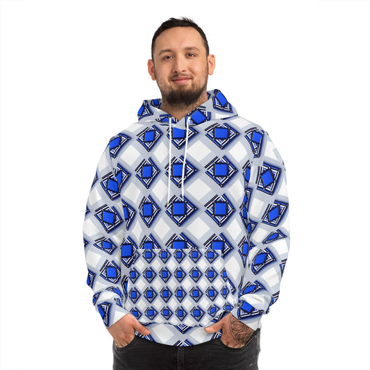 ZLF Blue Square Adult's Fashion Hoodie - Zion Legend Fashions