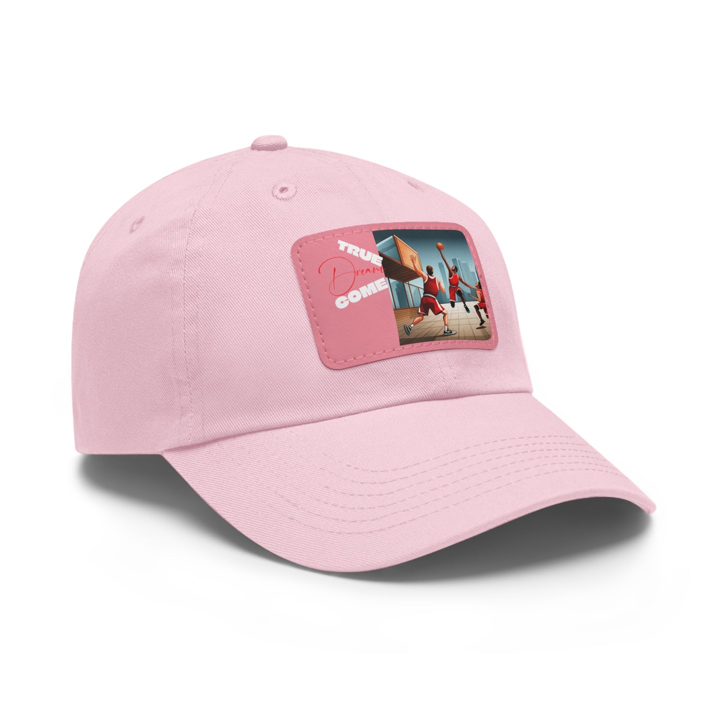 Dream Dad Hat with Leather Patch (Rectangle)