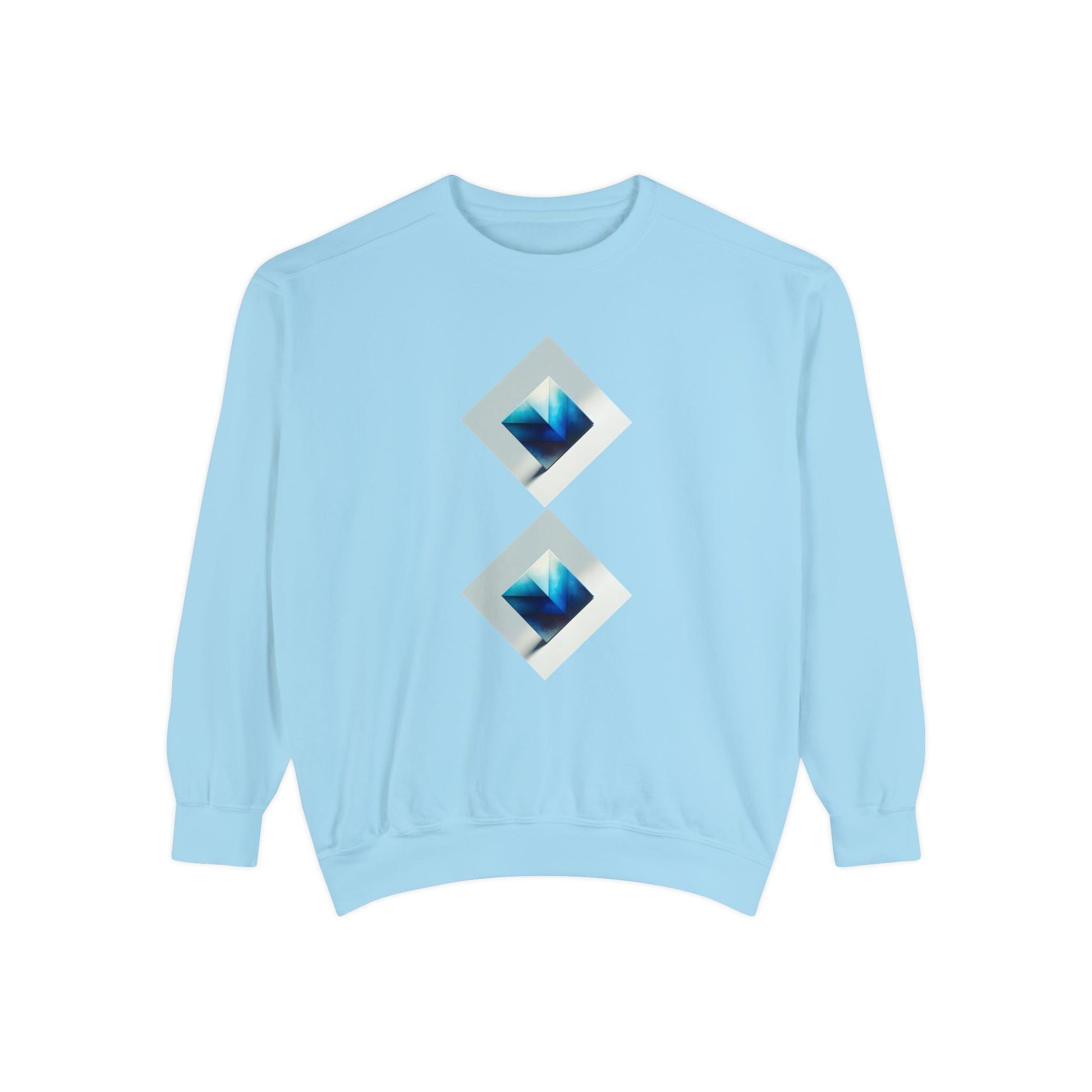 ZLF Designer Blue Square Unisex Sweatshirt - Zion Legend Fashions