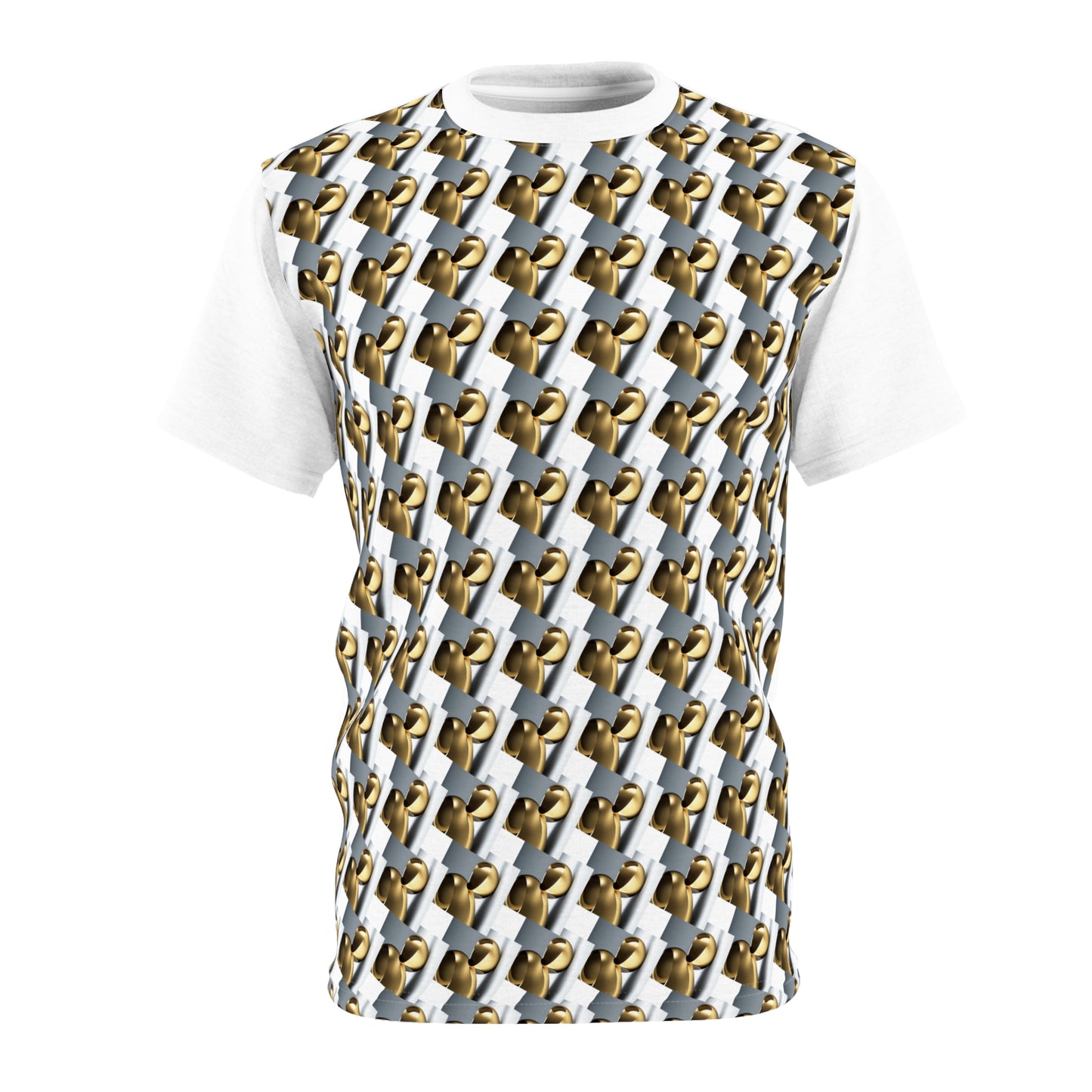 Gold Unisex Cut & Sew Tee (AOP)