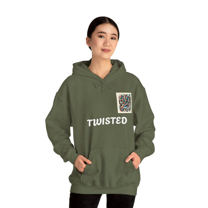 Twisted White  Unisex Heavy Blend™ Hooded Sweatshirt