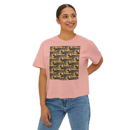 Round Gold  Women's Boxy Tee