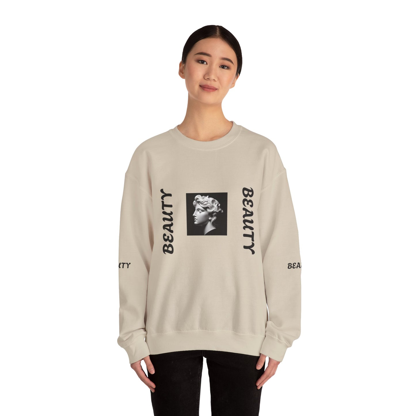 Beauty Unisex Heavy Blend™ Crewneck Sweatshirt