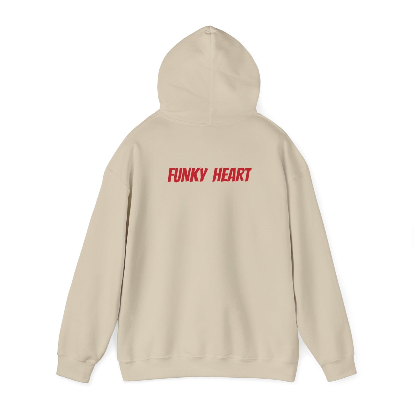 Funky heart Unisex Heavy Blend™ Hooded Sweatshirt