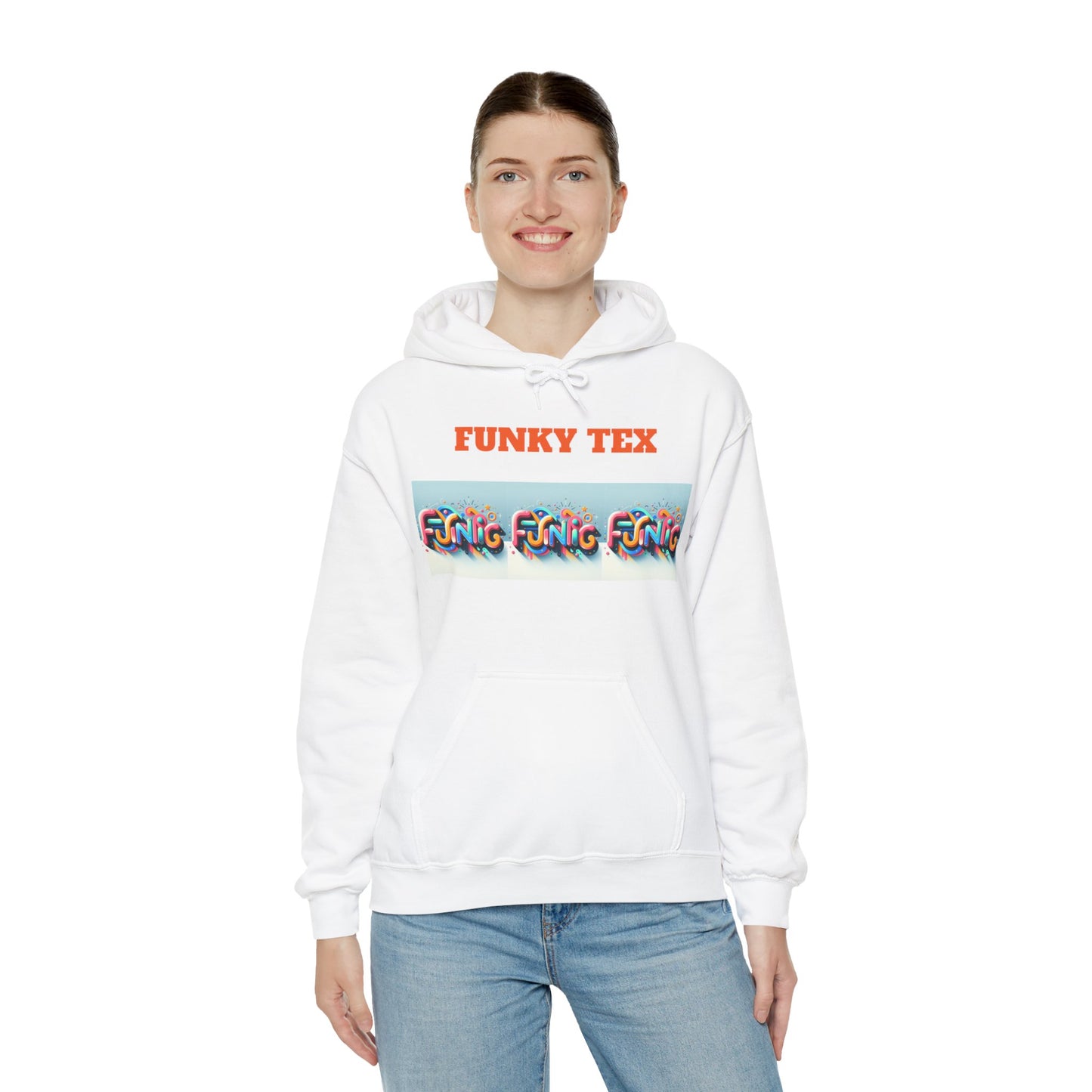 Funky Tex Unisex Heavy Blend™ Hooded Sweatshirt