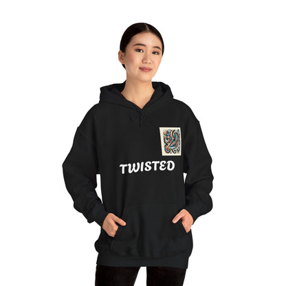 Twisted White  Unisex Heavy Blend™ Hooded Sweatshirt