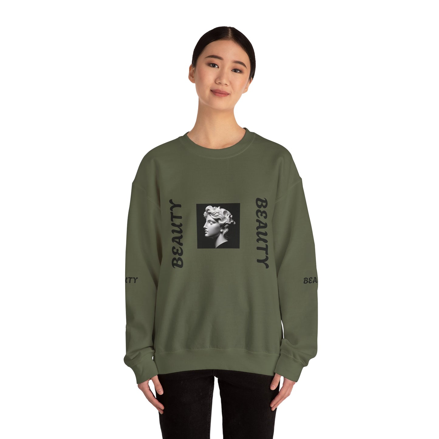 Beauty Unisex Heavy Blend™ Crewneck Sweatshirt