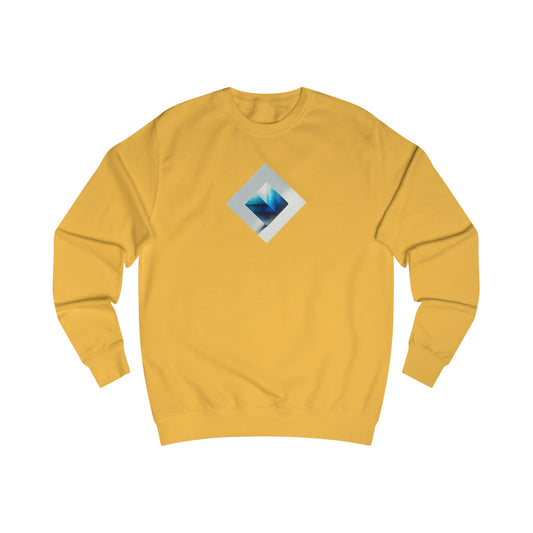 Square Blue  Men's Sweatshirt