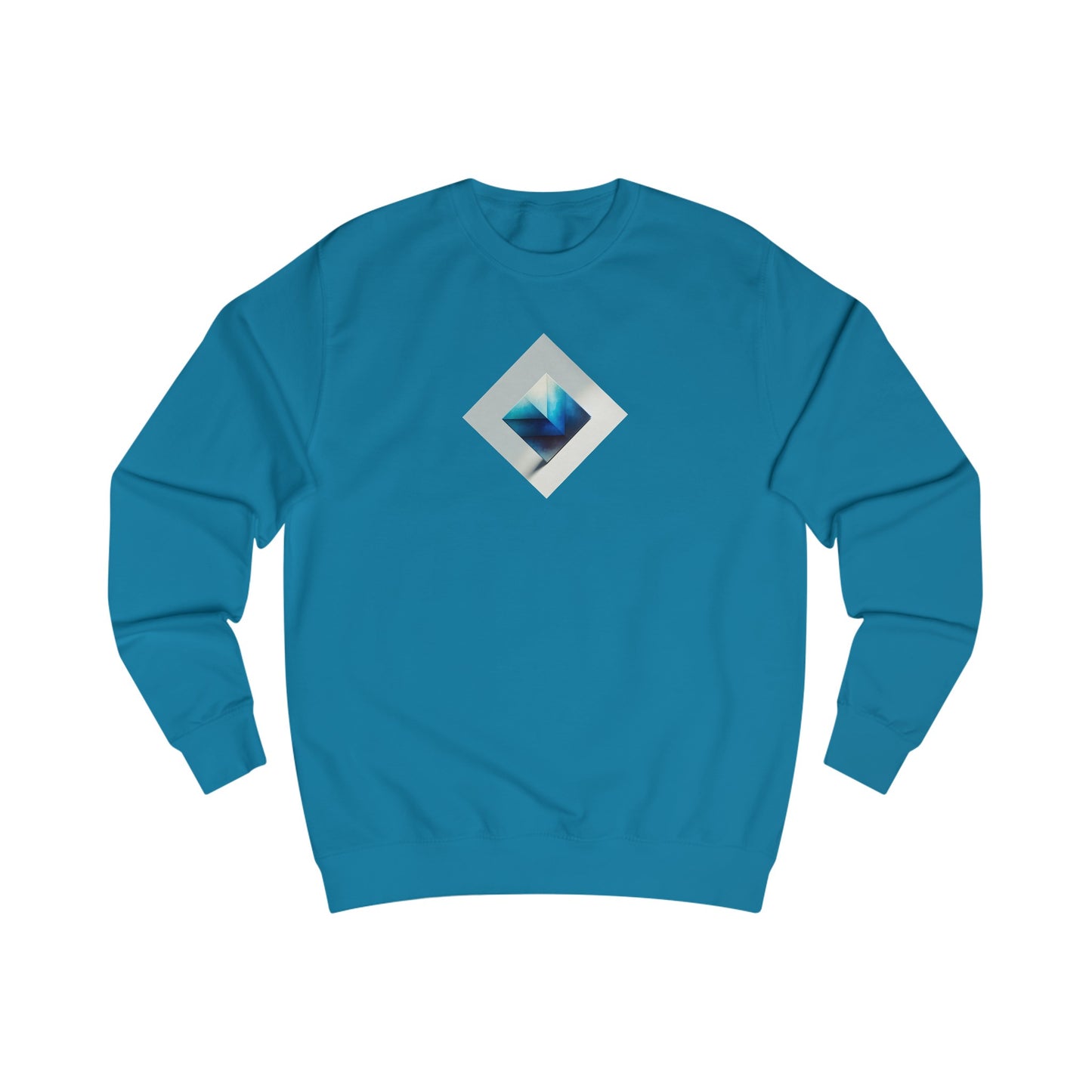 Square Blue  Men's Sweatshirt