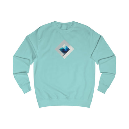 Square Blue  Men's Sweatshirt