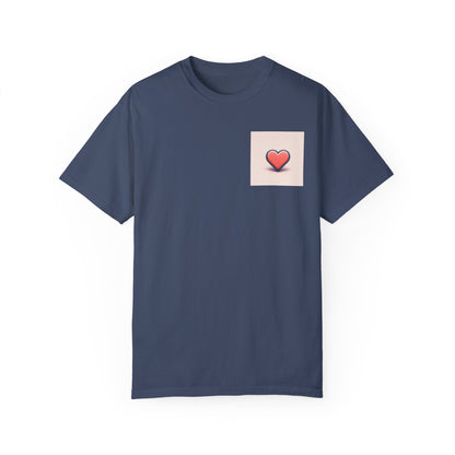 Small Love Unisex Garment-Dyed T-shirt