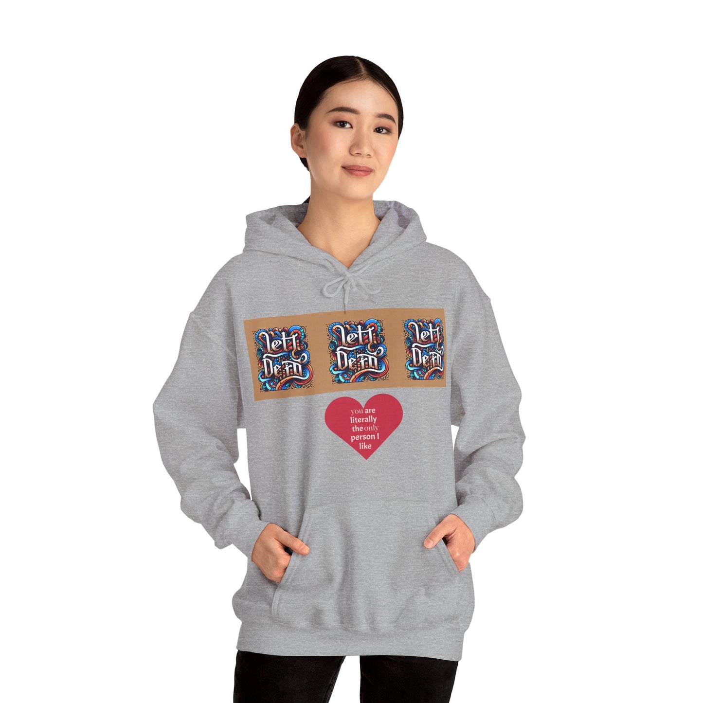 Funky Lett Unisex Heavy Blend™ Hooded Sweatshirt