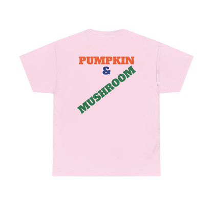 Pumpkin & Mushroom Unisex Heavy Cotton Tee