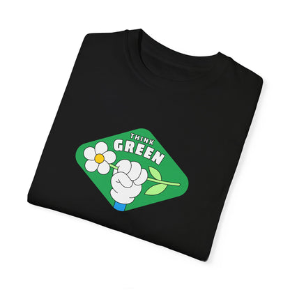 Green Unisex Garment-Dyed T-shirt