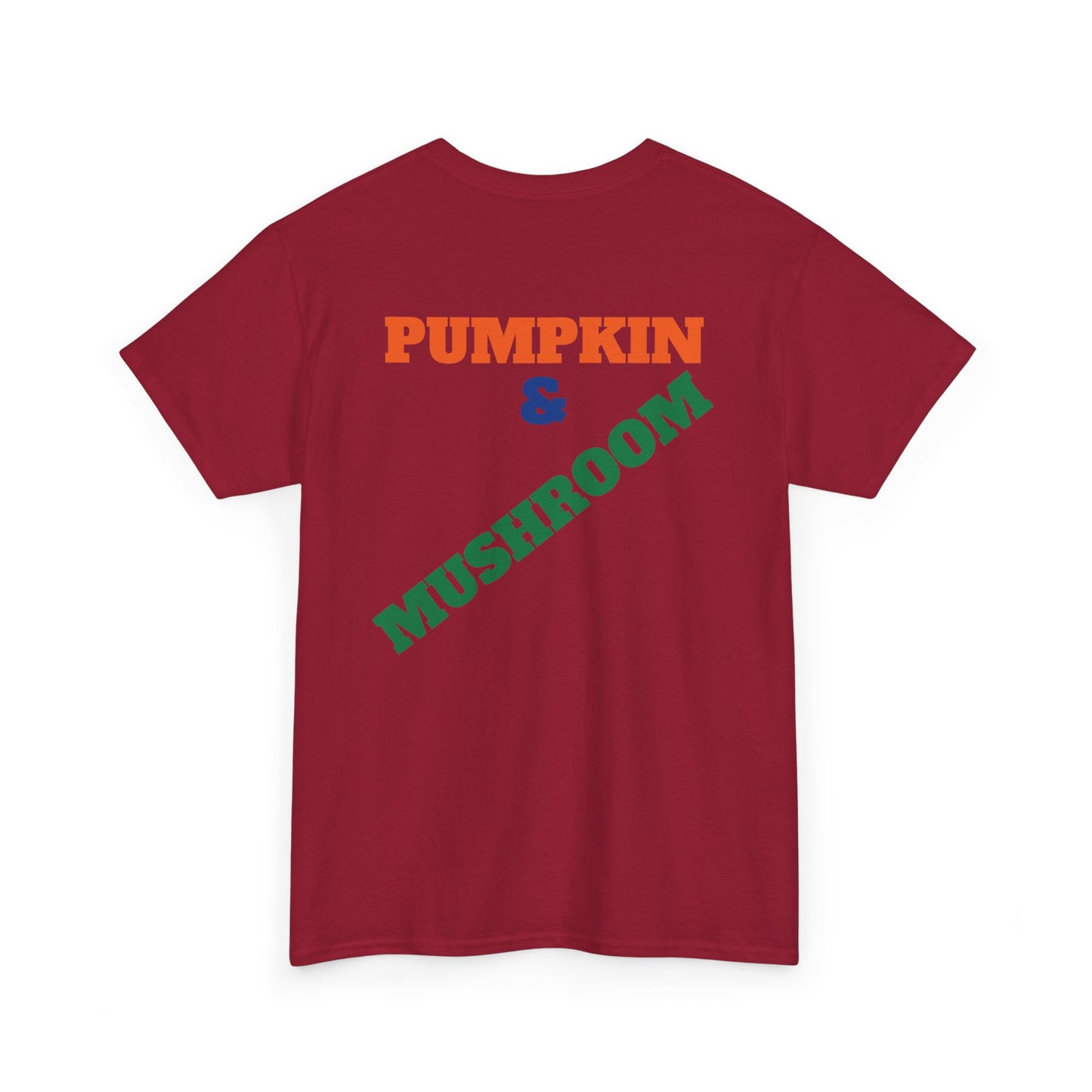 Pumpkin & Mushroom Unisex Heavy Cotton Tee