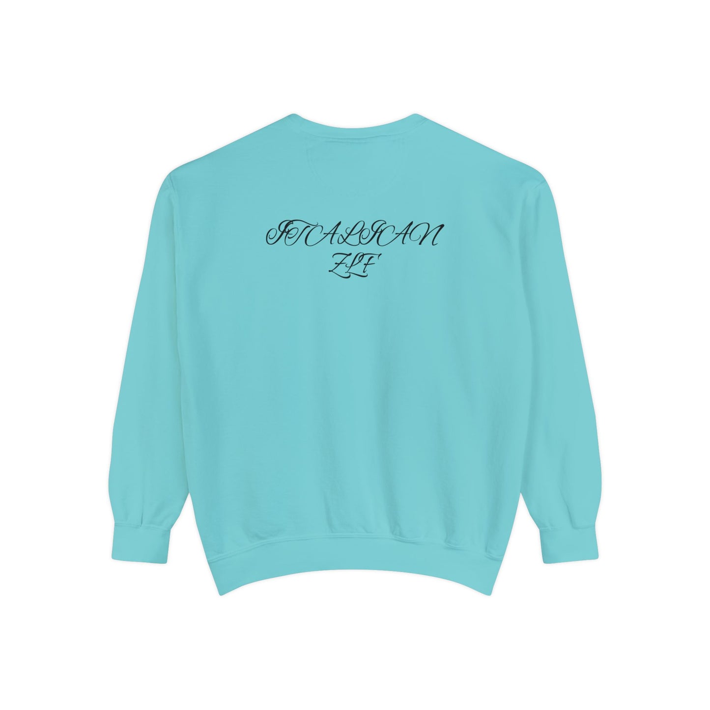 Blue Square Unisex Garment-Dyed Sweatshirt