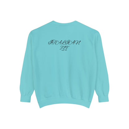 Blue Square Unisex Garment-Dyed Sweatshirt