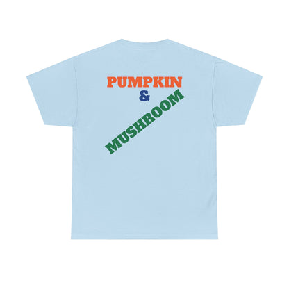 Pumpkin & Mushroom Unisex Heavy Cotton Tee