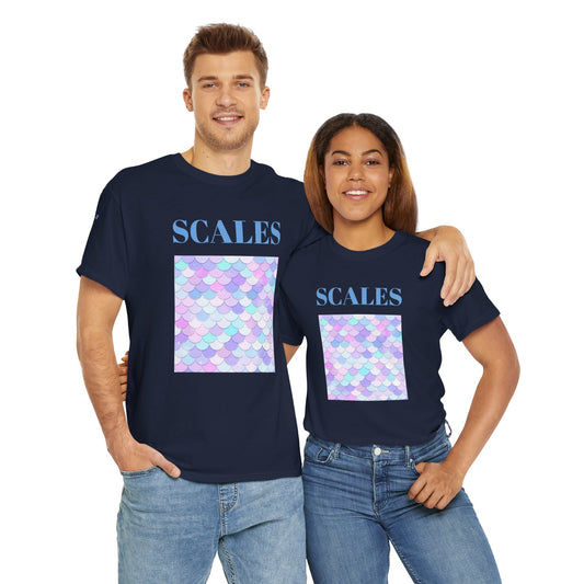 Vivacious Scales Unisex Heavy 100% Cotton Tee