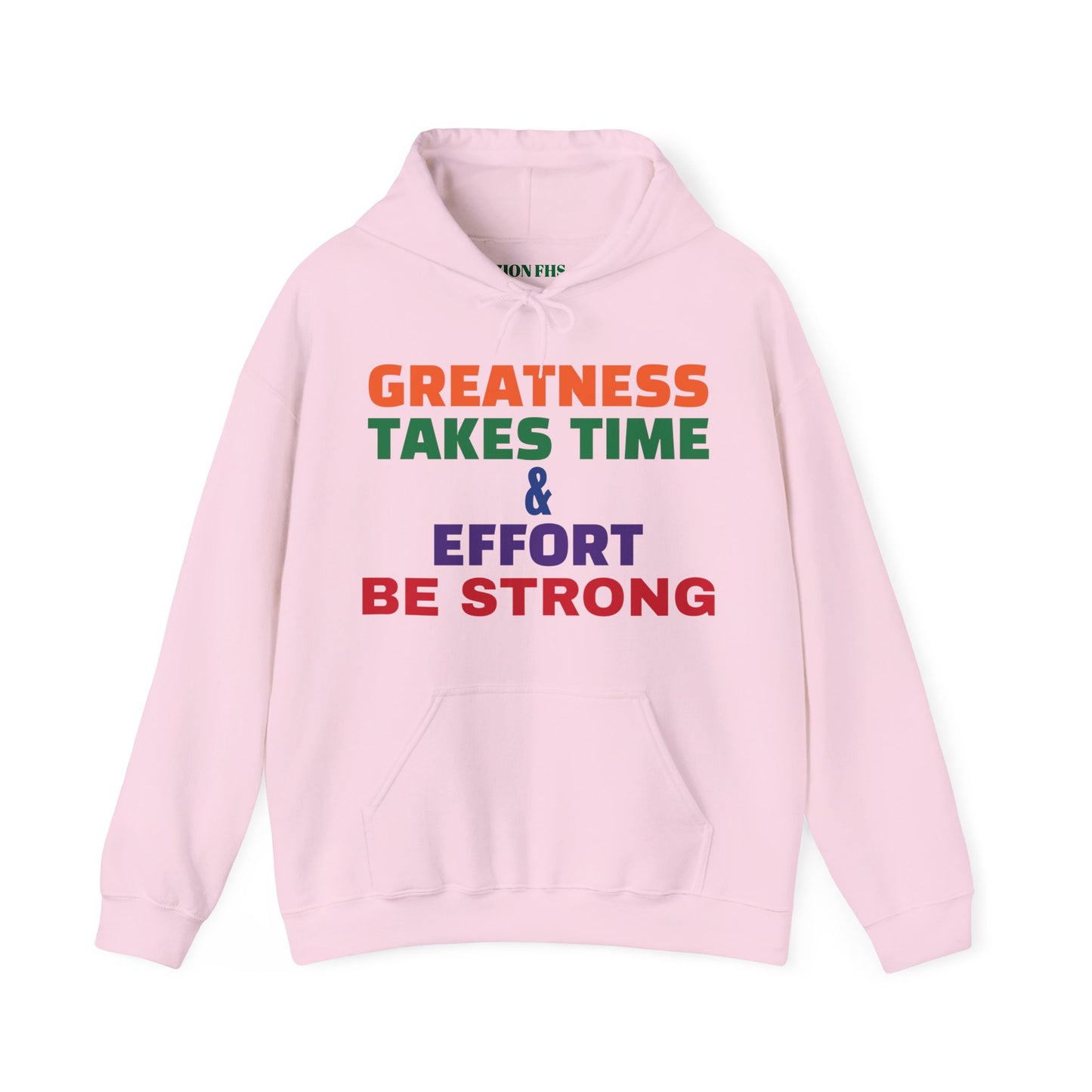 Colour Text Hoodie Unisex Heavy Blend Sweatshirt