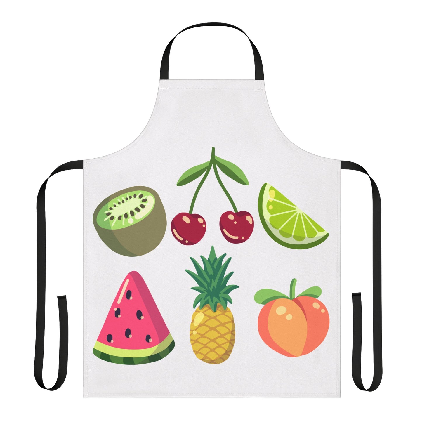 Fruity Feast Apron, 5-Color Straps  -  USA and UK Only - Zion Legend Fashions