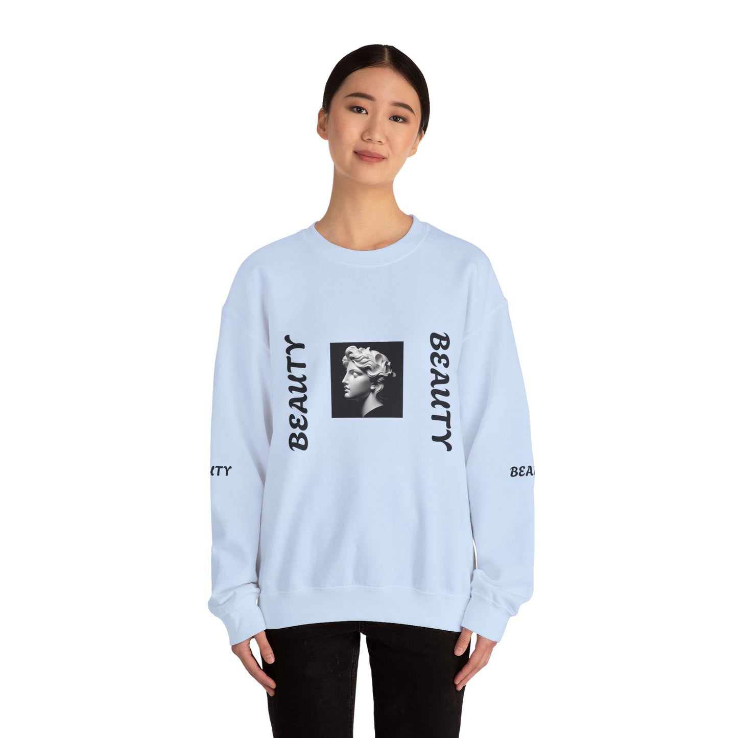 Beauty Unisex Heavy Blend™ Crewneck Sweatshirt