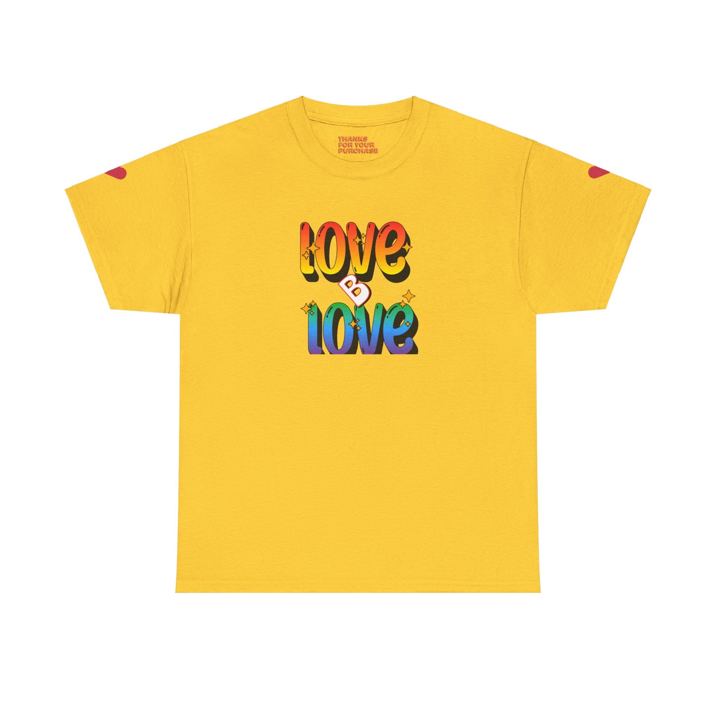 Love B Love  Unisex Heavy Cotton Tee Shirts For a Sunny colourful summer  .